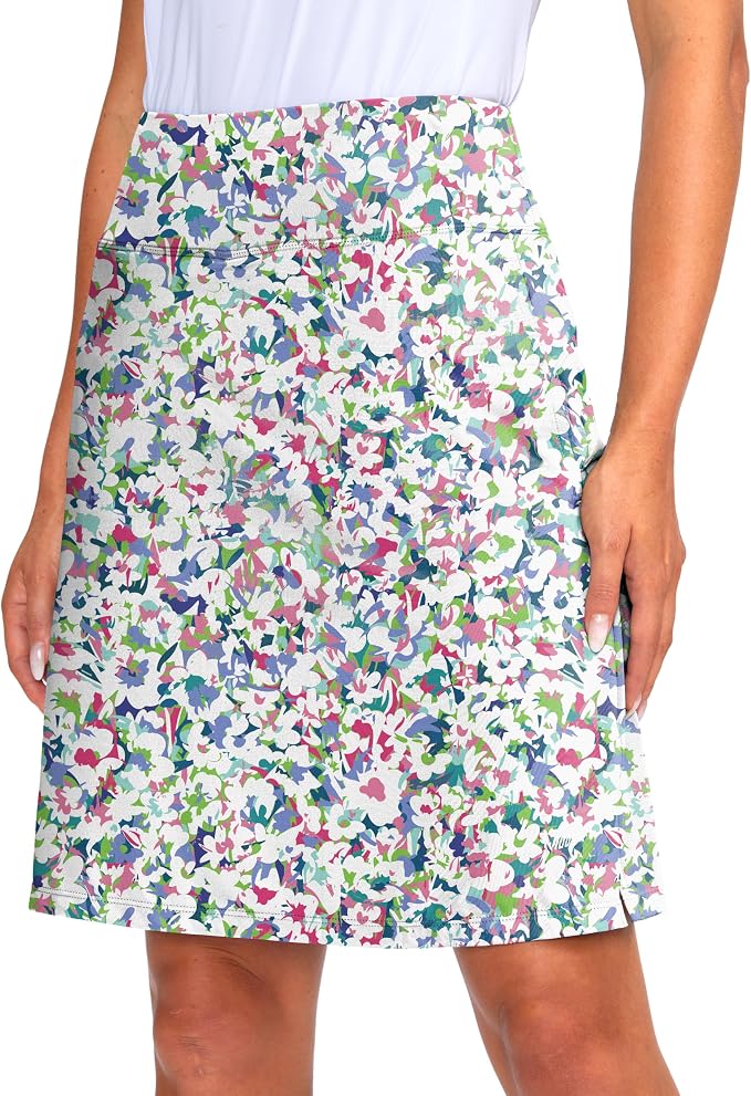 Women's 20" Knee Length Skorts Skirts UPF50+ Athletic Tennis Golf Skirt for Women Casual Summer Skirts