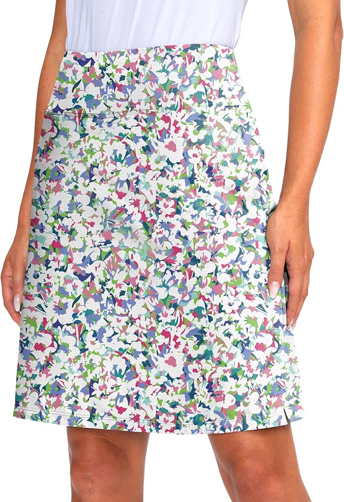 Women's 20" Knee Length Skorts Skirts UPF50+ Athletic Tennis Golf Skirt for Women Casual Summer Skirts