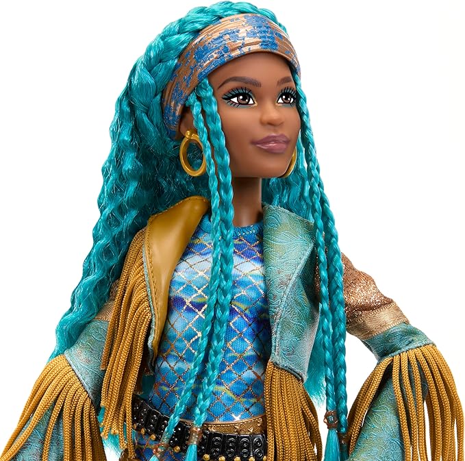 Mattel Disney Descendants: The Rise of Red Fashion Doll & Accessory – Uma, Daughter of Ursula with Movie-Inspired Clothes
