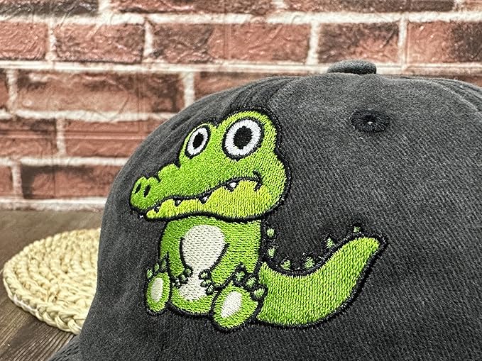Embroidered Animal Baseball Hats for Boy and Girl