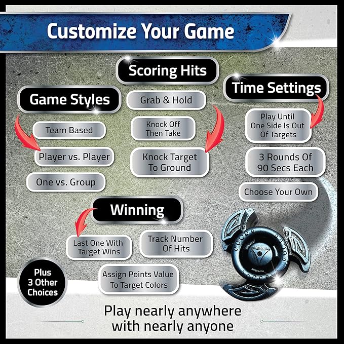 For Wrestling & Karate Fans: Cobra Strike – Aim for the Target, Defend Your Own | Ages 5+, 2-4 Players | Active, Outdoor Toys for Ages 8-12+ | Sports Gear for Youth | Teen Boy Gifts | By Starlux Games