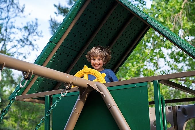Lifetime Big Stuff Two-Slide Swing Set Playset