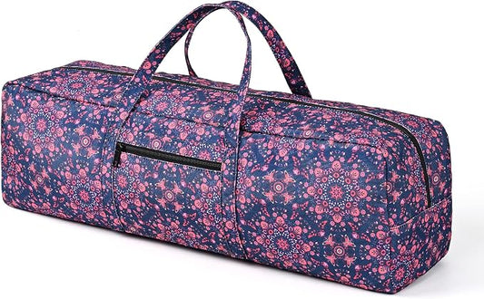 Boulder Bee | Yoga Mat Bag | Large Yoga Mat Carrier with Wet Pocket | Yoga Gifts | Gym Tote Bag for Women