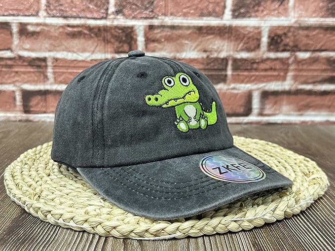Embroidered Animal Baseball Hats for Boy and Girl
