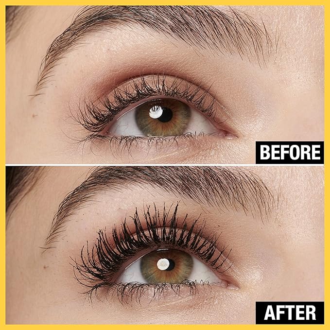 Maybelline Volum' Express Colossal Washable Mascara Makeup, Volumizing, Classic Black, 2 Count