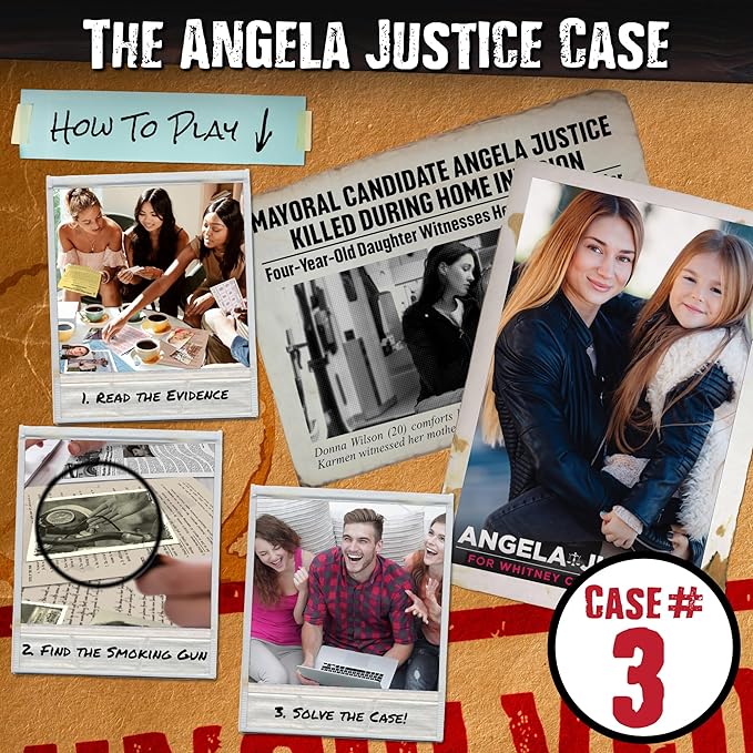 Unsolved Case Files - 3 Case Bundle – Avery Gardner, Luna Knight, and Angela Justice Cases