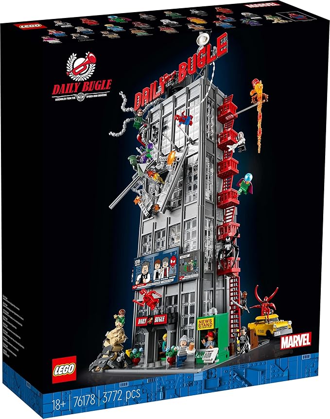 Lego Marvel Super Heroes Playset, from 16 Years - Daily Bugle 76178
