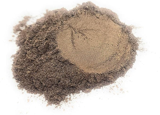 Pearl Mica Powder Pigment Dye - 500 grams (1.1 lbs) - Best Bulk Price for Fine Arts, Crafting, Painting, Bath bomb Soap Candle Slime Jewelry Making, Epoxy Resin, Woodworking (Brown BR01)