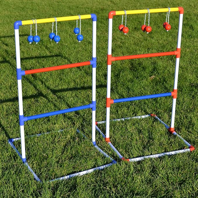 GoSports Ladder Toss Bolo Replacement Set - Kid Safe Soft Rubber or Hard Golf Balls