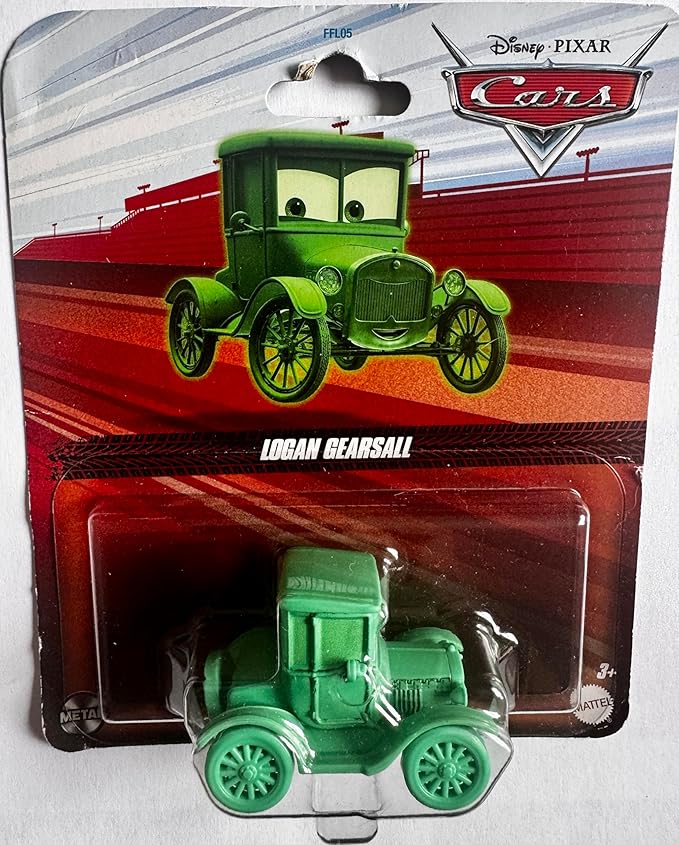 Mattel Cars 3 Logan Gearsall 1:55 Scale Metal Diecast