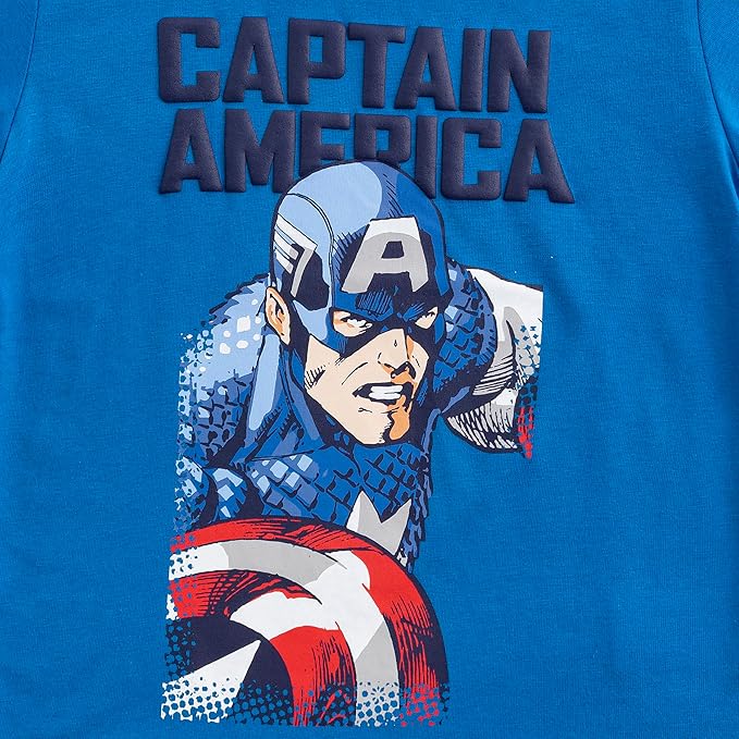 Marvel Boys' Marvel Avengers Boy's 4-Pack Superhero Short Sleeve Tee Shirt Set