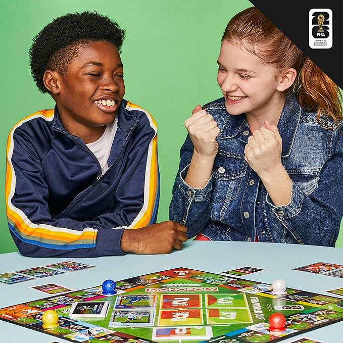 Monopoly Panini Prizm: FIFA World Cup Game I Soccer Board Game with Monopoly Panini Prizm FIFA World Cup 2026 Trading Cards I Ages 8+