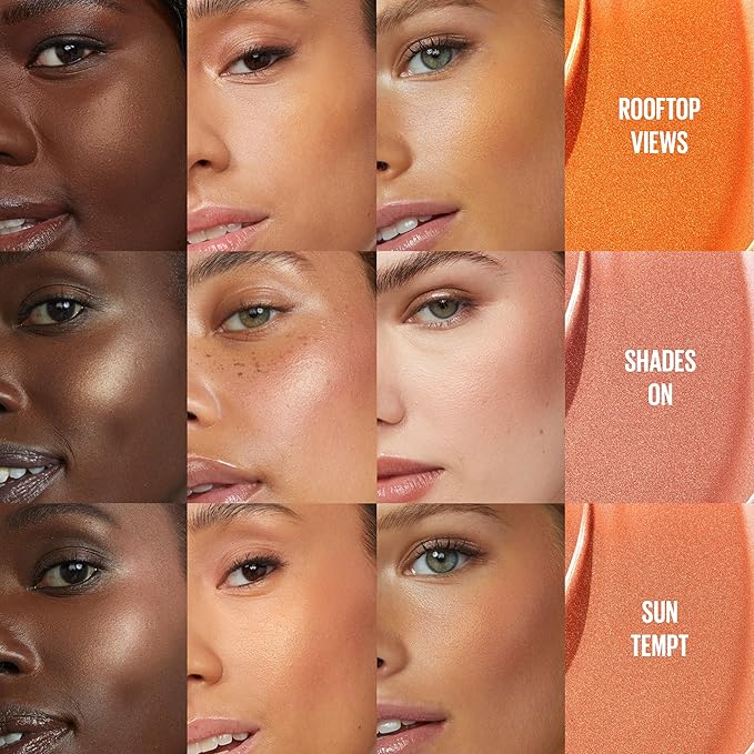 Maybelline Sunkisser Multi-Use Liquid Blush and Bronzer, Blendable, Longwear, Glowy Make Up, Rooftop Views, 1 Count