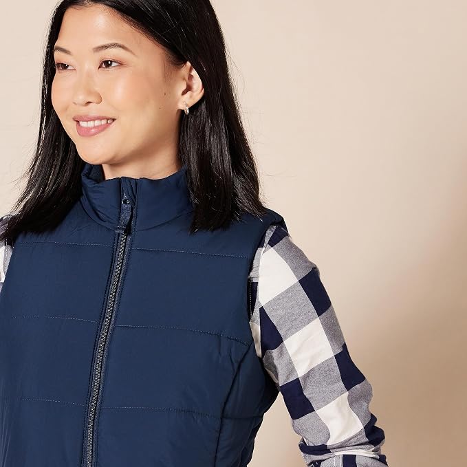 Amazon Essentials Women's Mid-Weight Puffer Vest