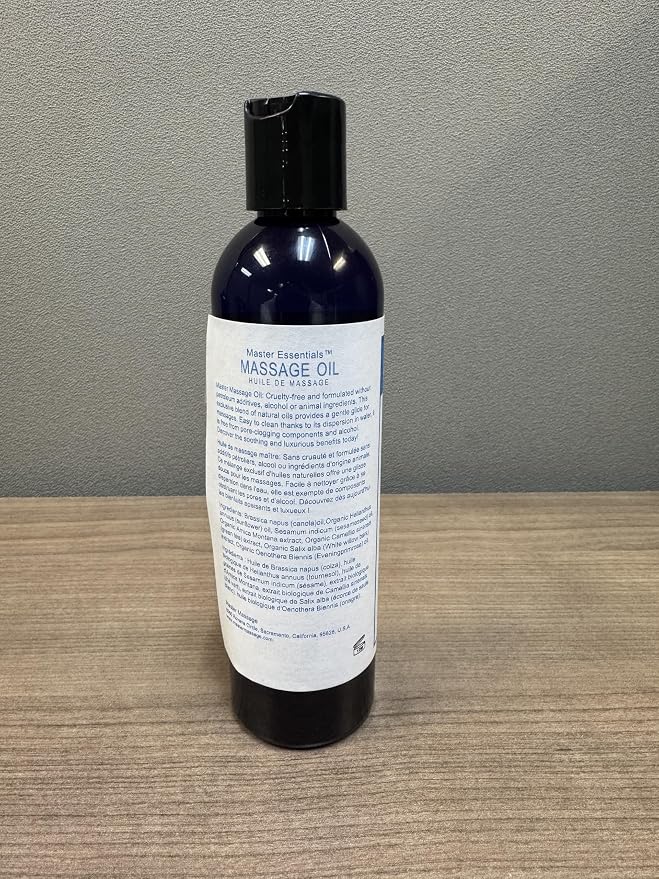 Master Massage Superior Grade Massage Oil, Unscented (8 Fluid Ounces)