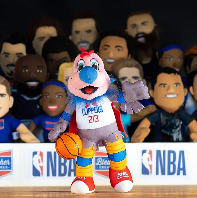 Bleacher Creatures NBA Unisex NBA 10-inch Mascot Plush Doll