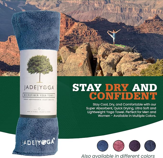 Jade Microfiber Yoga Towel