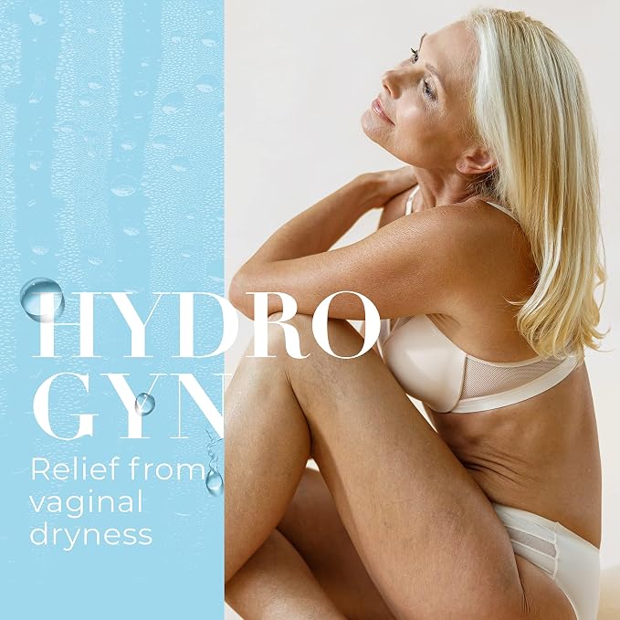 Hydro Gyn Vaginal Moisturizer Pills | Slippery Elm for Women Formulated to Support Healthy Moisture, Mood & Relaxation | Feminine Care Oral Capsules for Vaginal Dryness, ph Balance 60 Capsules (2)