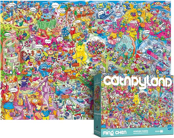 Antelope - 1000 Piece Puzzle for Adults, Catndyland Jigsaw Puzzles 1000 Pieces, High Resolution, Matte Finish, Smooth Edging, No Dust Creative Artistic Puzzle