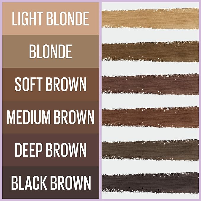 Maybelline New York Maybelline Express Brow 2-in-1 Pencil and Powder, Light Blonde, 0.02 Fl. Ounce, 248 Light Blonde, 0.02 fluid_ounces (Pack of 2)