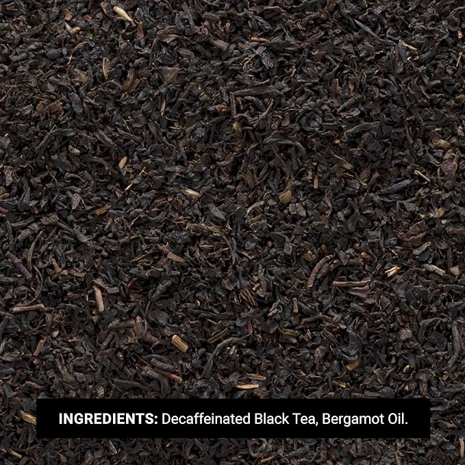 Frontier Co-op Decaf Earl Grey Black Tea, 1-pound Bulk Bag, Smoky Tea Flavor with Bergamot Oil, Great with Citrus, Kosher