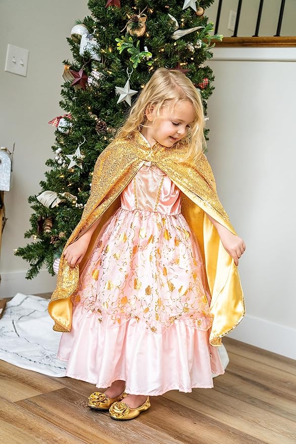 Little Adventures Shimmer Cloak Costume Dressup Ages 3-8 Machine Washable Child Pretend Play& Party Dress Up with No Glitter