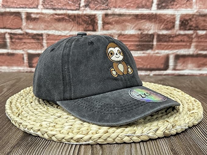 Embroidered Animal Baseball Hats for Boy and Girl
