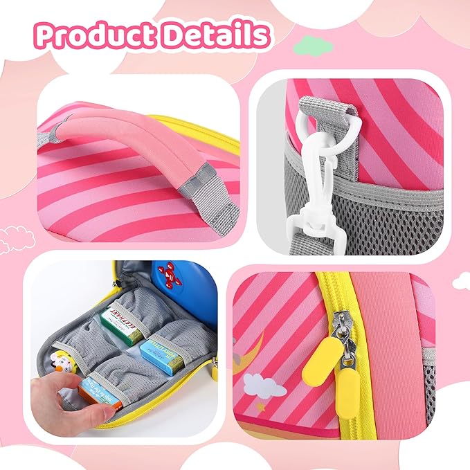 Carrying Bag Compatible with Little Tikes Story Machine Books Starter Set, Kids Toys Storage Case with Handle and Shoulder Strap for Little Tikes, Bag for Storybook Audio Play Character