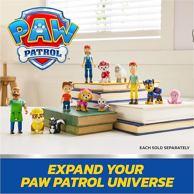Paw Patrol Skye & Alex Porter Figure Pack with Lil Hootie Toy Figure, Kids Toys for Boys & Girls Ages 3 and Up