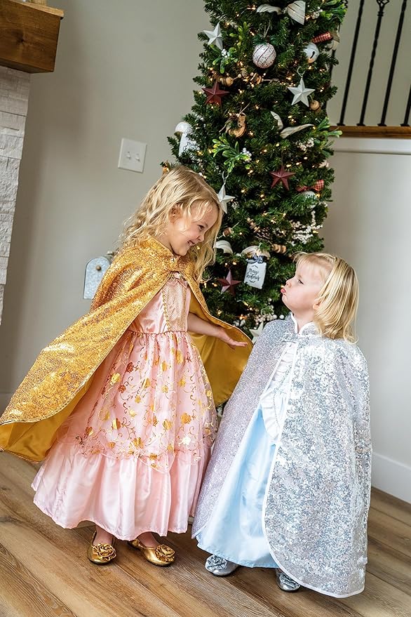Little Adventures Shimmer Cloak Costume Dressup Ages 3-8 Machine Washable Child Pretend Play& Party Dress Up with No Glitter
