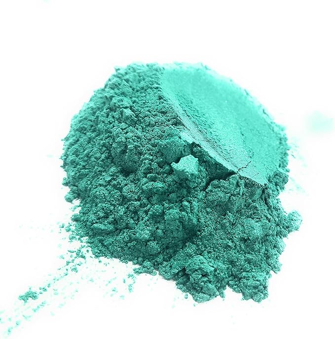 Pearl Mica Powder Pigment Dye - 500 grams (1.1 lbs) - Best Bulk Price for Fine Arts, Crafting, Painting, Bath bomb Soap Candle Slime Jewelry Making, Epoxy Resin, Woodworking (Green AG08)