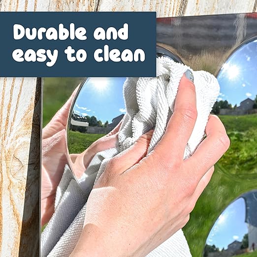 Spark & Wow Sensory Wall Toddler Mirror | Large | 9 Bubbles | for Ages 6m+ | Easy-to-Clean Acrylic | Stimulate Cognitive Development