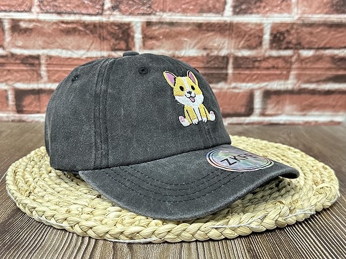 Embroidered Animal Baseball Hats for Boy and Girl