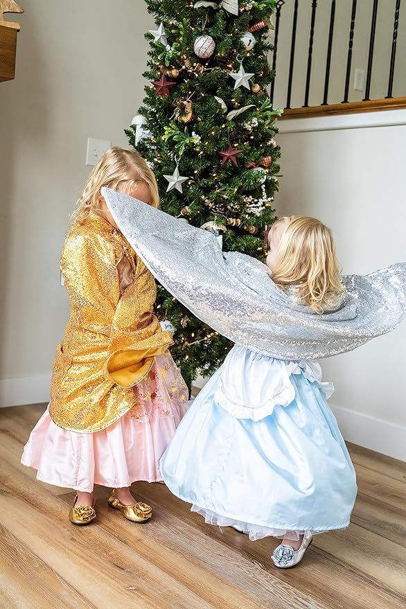 Little Adventures Shimmer Cloak Costume Dressup Ages 3-8 Machine Washable Child Pretend Play& Party Dress Up with No Glitter