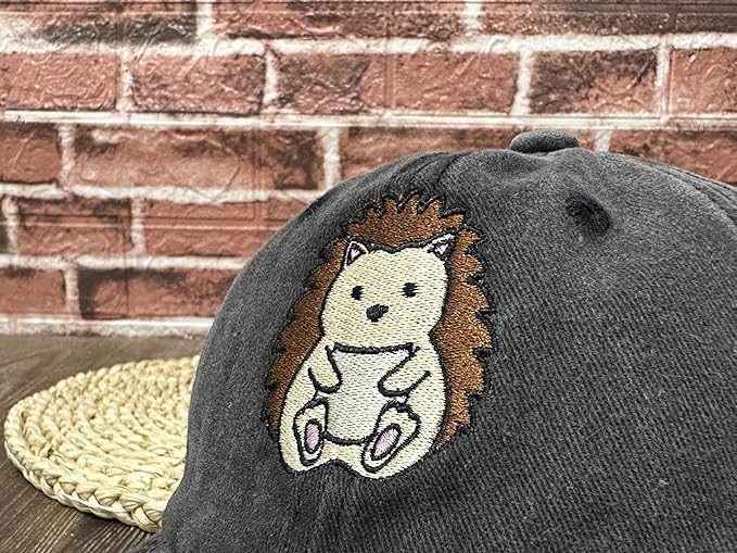 Embroidered Animal Baseball Hats for Boy and Girl