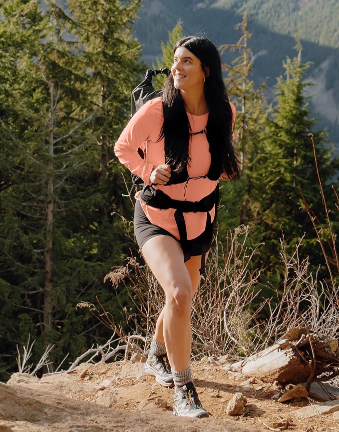 Women's Sun Shirts UPF 50+ Long Sleeve UV Protection Shirt Lightweight Quick Dry Workout Hiking Tops for Women