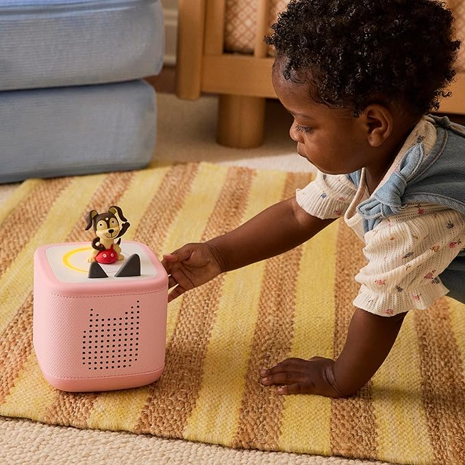 Toniebox 2 Audio Player Starter Set for Kids 1+ with Playtime Puppy - Cloud Pink