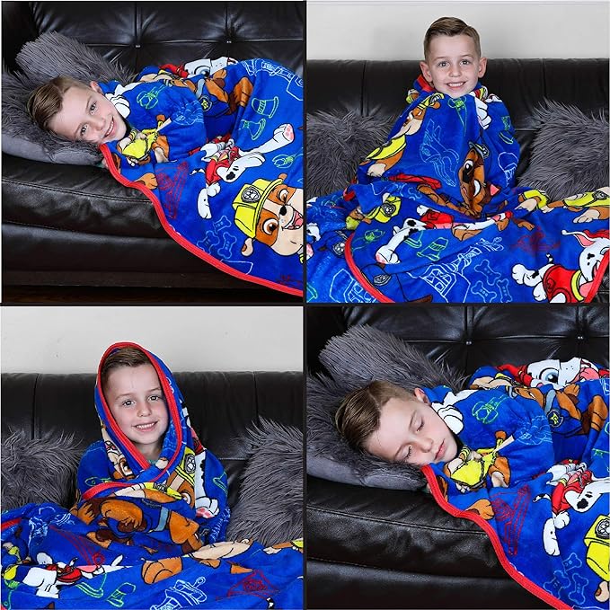 Franco Kids Bedding Super Soft Plush Throw Blanket, 62 in x 90 in, Paw Patrol