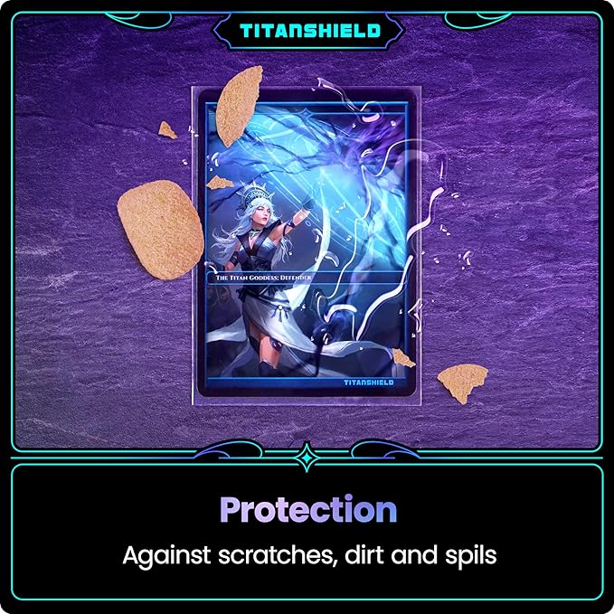 TitanShield Premium Card Sleeves | Compatible with Pokemon, One Piece, Lorcana, Flesh & Blood, & Magic The Gathering MTG | (150 Sleeves - Standard) (3, Clear, Standard | 66x91mm)