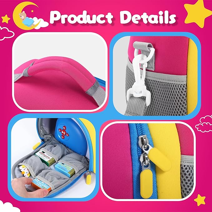 Carrying Bag Compatible with Little Tikes Story Machine Books Starter Set, Kids Toys Storage Case with Handle and Shoulder Strap for Little Tikes, Bag for Storybook Audio Play Character