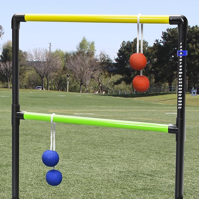 GoSports Ladder Toss Bolo Replacement Set - Kid Safe Soft Rubber or Hard Golf Balls