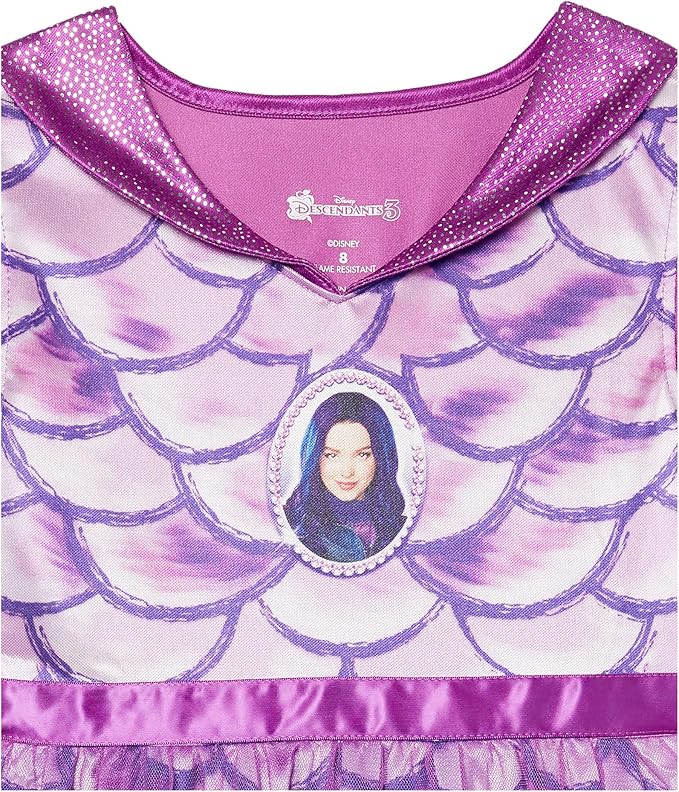 Disney Girls' Princess Dress Nightgown, Fantasy Gown, Soft & Cute Pajamas for Kids