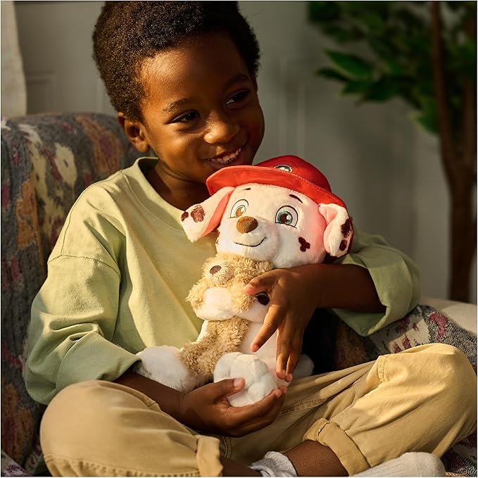 Paw Patrol GUND Marshall with Toothpick Teddy Bear, Official Marshall Plush Toy, Dog Stuffed Animal for Ages 1 and Up, 9.5”