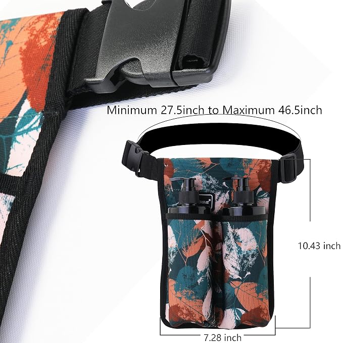 Massage Bottle Bag Massage Oil Holster Lotion Holster Massage Therapist Massage Oil Holster Massage Lotion (TH2kd- YellowShuYe)