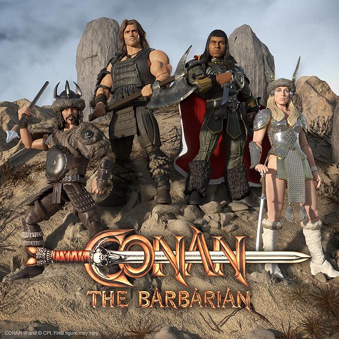 Super7 ULTIMATES! Conan The Barbarian Battle of The Mounds Subotai - 7" Conan Action Figure with Accessories Classic Movie Collectibles and Retro Toys
