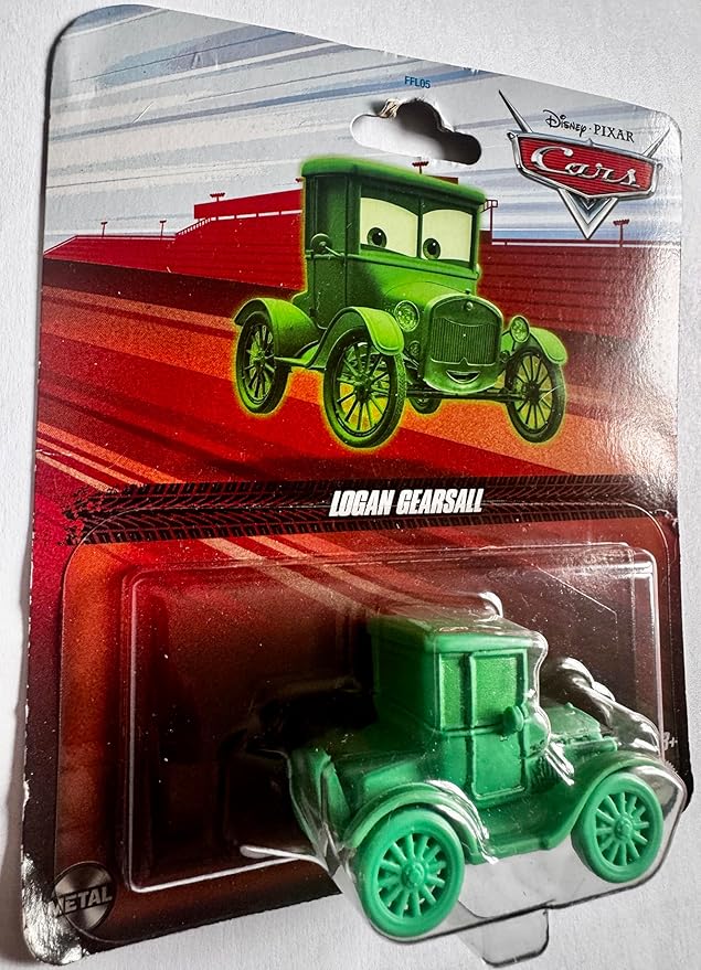 Mattel Cars 3 Logan Gearsall 1:55 Scale Metal Diecast