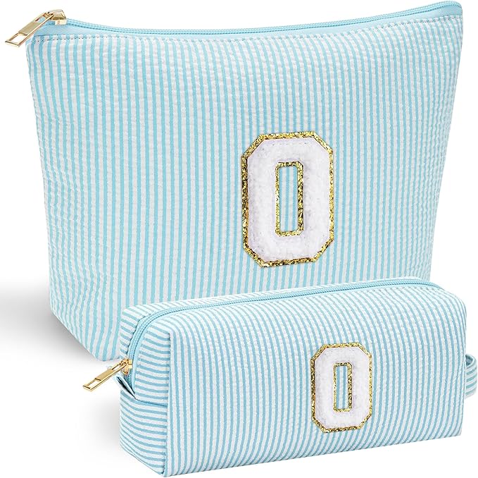 YOOLIFE 2 Pieces Makeup Bags for Women, Mom Birthday Gifts Unique Gifts Makeup Bag Toiletry Bag Makeup Pouch Cosmetic Bag Beauty Bag Cute Makeup Bag Wedding Daughter Friend Gifts for Women Her O
