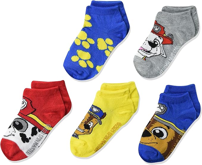 Paw Patrol Girls 5 Pack Shorty Socks