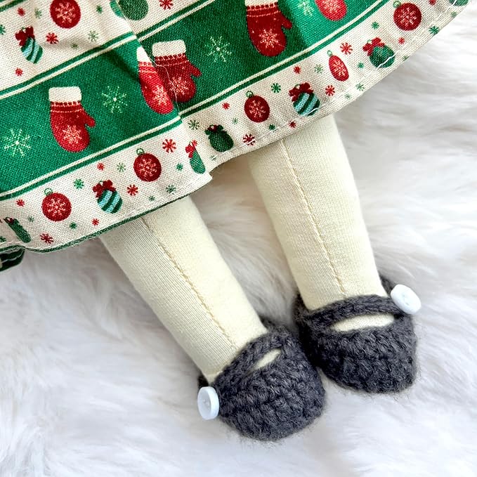 BlissfulPixie Waldorf Handmade Rag Doll - Personalized Collectors Plush for Kids Birthday Present With Beautiful Box-Riley 12"