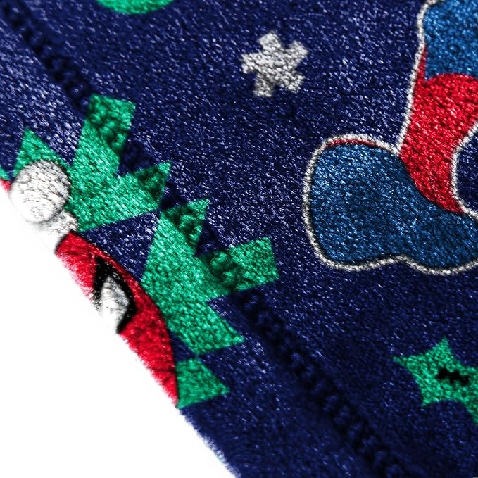 Jay Franco Kids Christmas Plush Throw Blanket – 50x70 Inches Soft & Cozy Fleece Throw for Holiday Bedroom & Couch Décor, Official Licensed Product, Blue - Spiderman